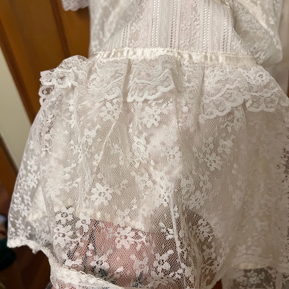 Gunne Sax wedding dress | vtg size 13 - Picture 13 of 16